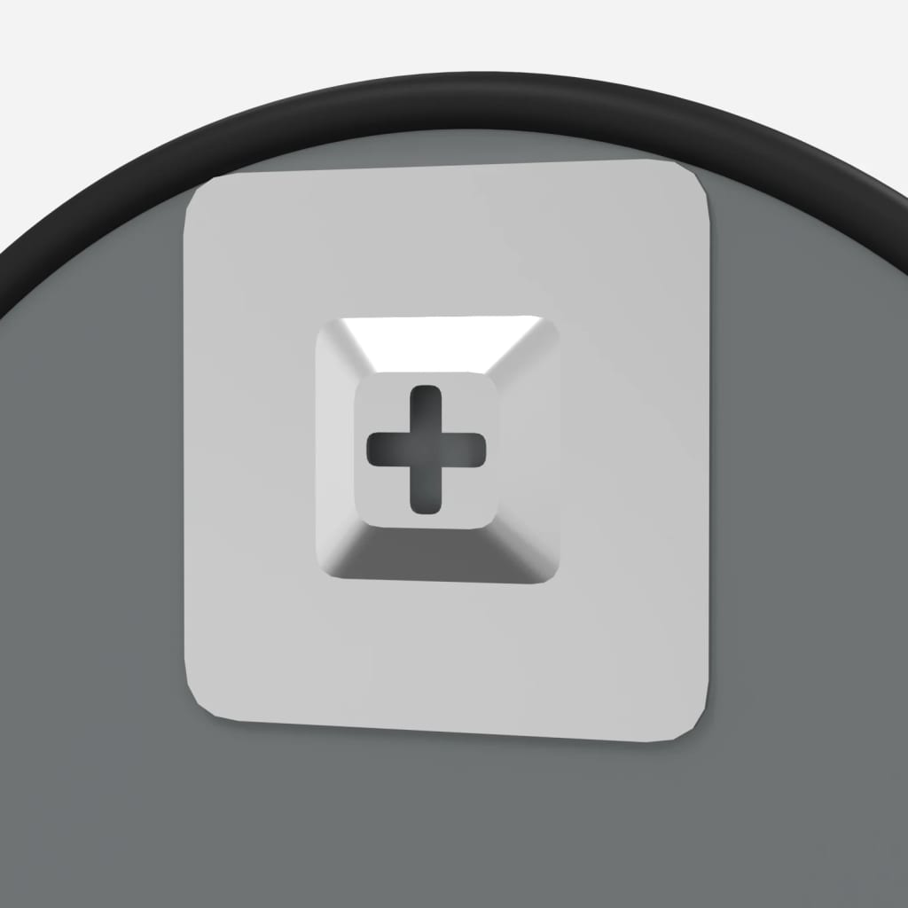 Wandspiegel Rond Ø60 Cm Ø 60 cm Zwart