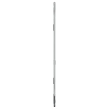Wandspiegel 40x15 cm ovaal zilverkleurig