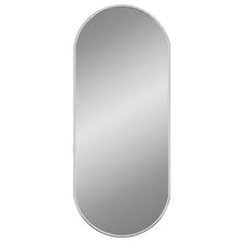 Wandspiegel 60X25 Cm Ovaal Zilverkleurig