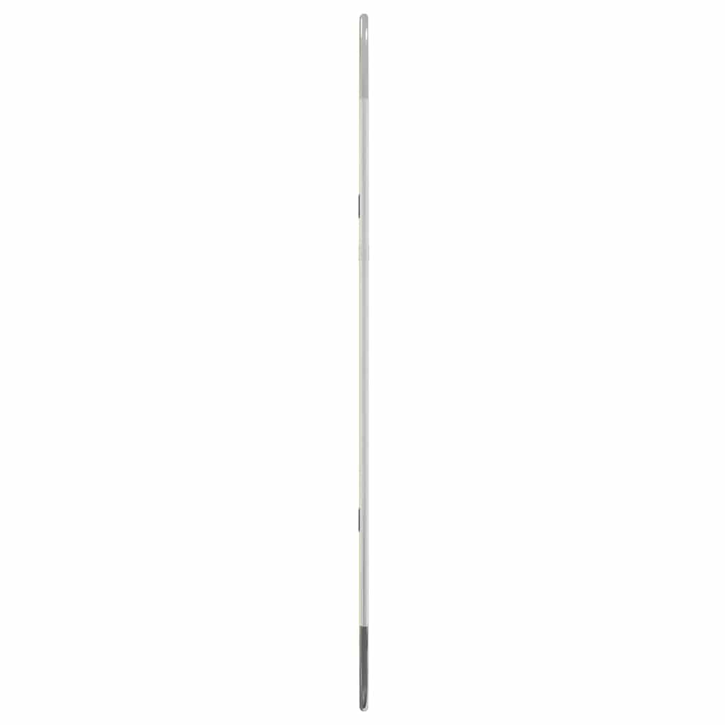 Wandspiegel 70x30 cm ovaal zilverkleurig