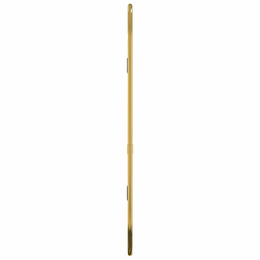 Wandspiegel 40x15 cm ovaal goudkleurig