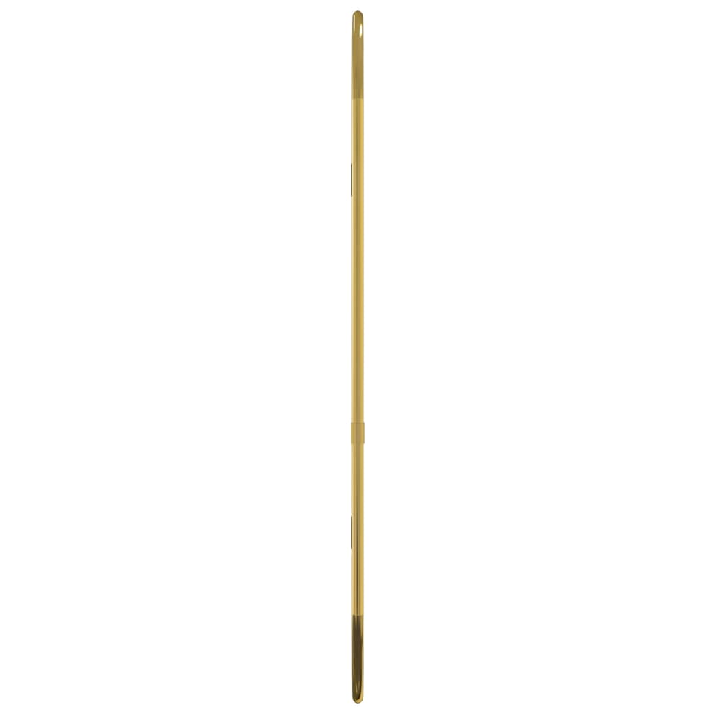 Wandspiegel 60X25 Cm Ovaal Goudkleurig