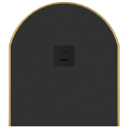 Wandspiegel 80X35 Cm Ovaal Goudkleurig