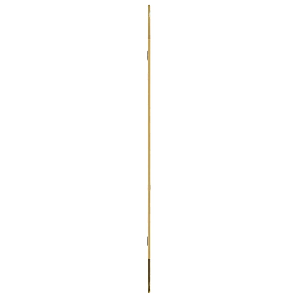 Wandspiegel 90X40 Cm Ovaal Goudkleurig