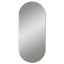 Wandspiegel Ovaal Kleurig 100 x 45 cm Goud