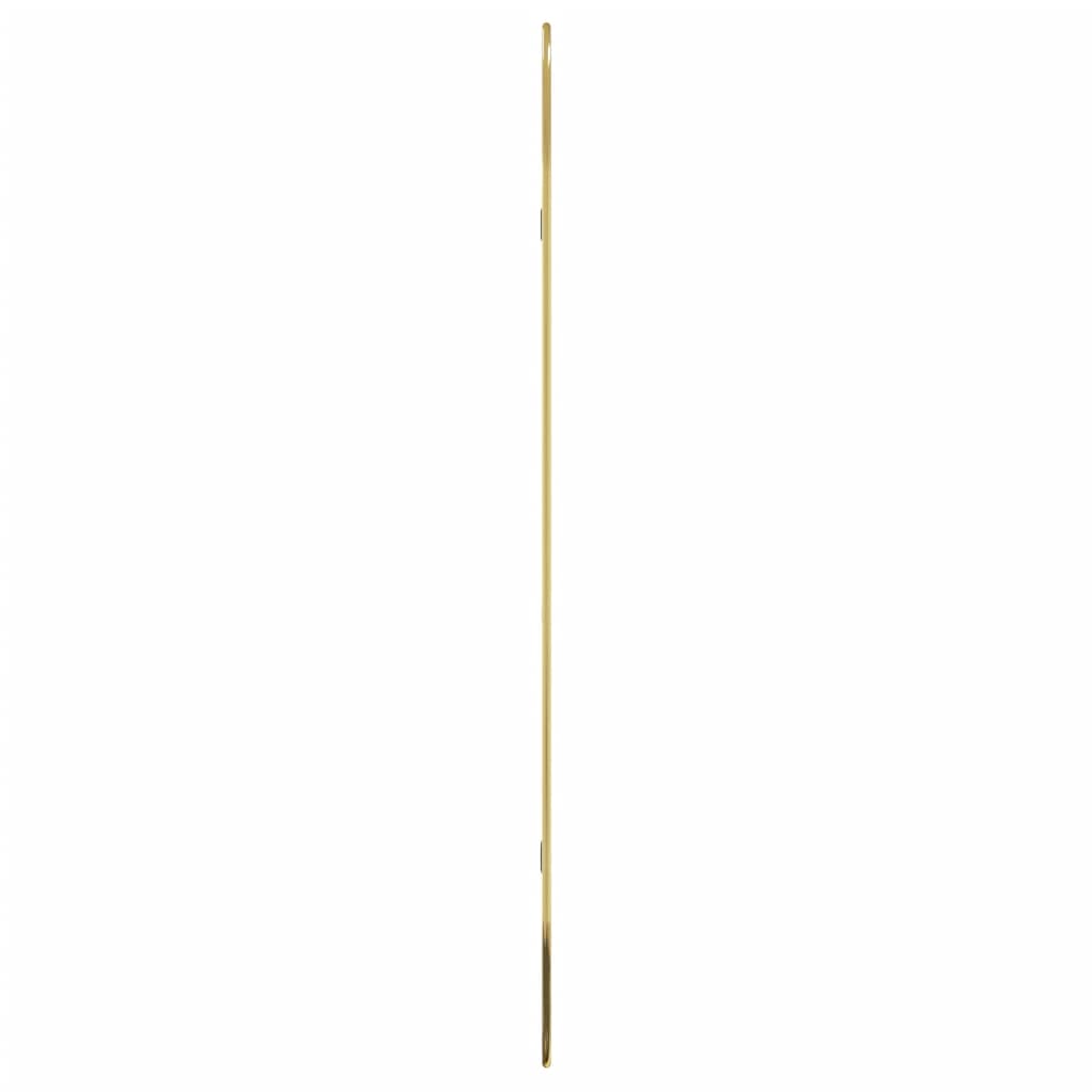 Wandspiegel Ovaal Kleurig 100 x 45 cm Goud