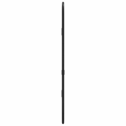 Wandspiegel 40x15 cm ovaal zwart
