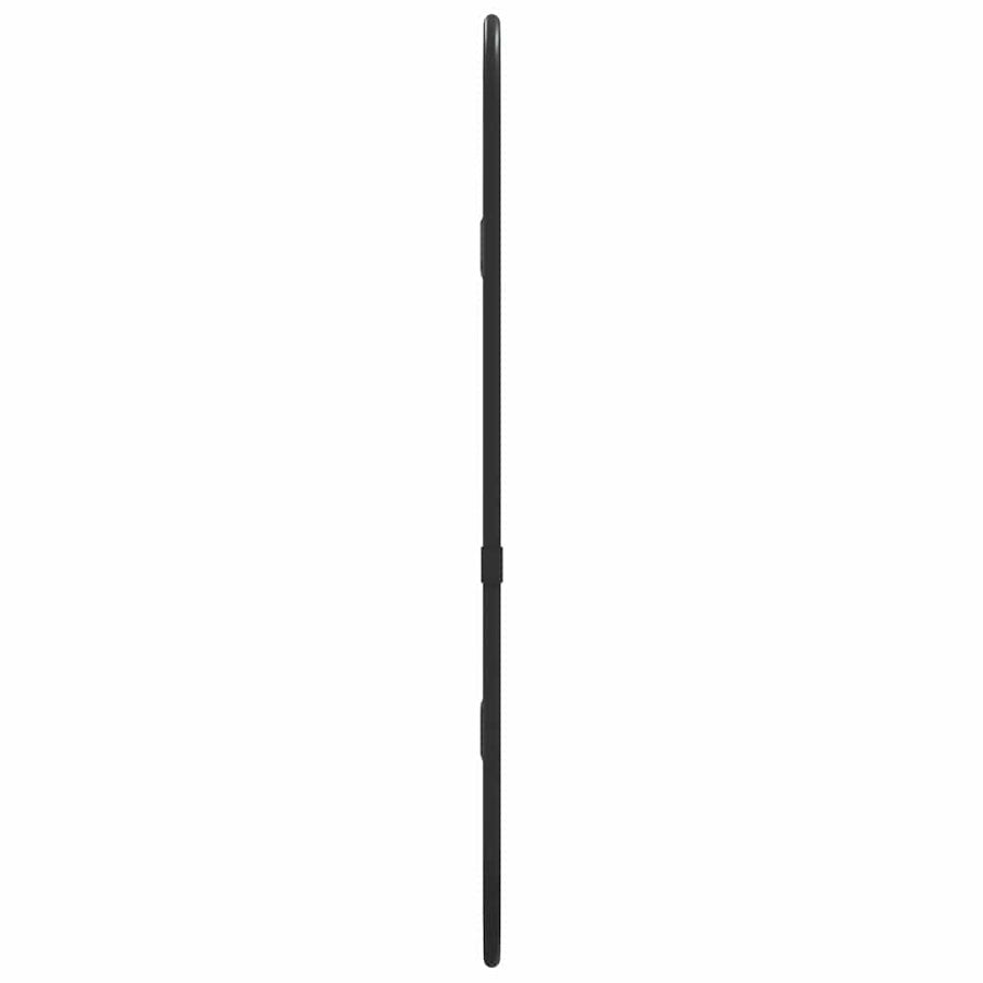 Wandspiegel 40x15 cm ovaal zwart