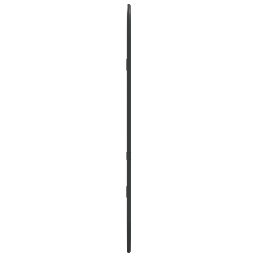 Wandspiegel 50X20 Cm Ovaal Zwart