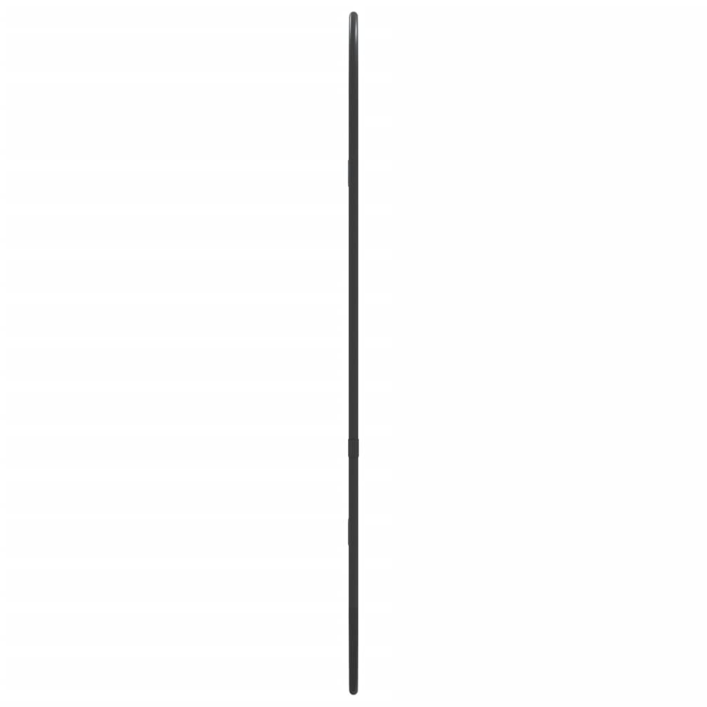 Wandspiegel 60X25 Cm Ovaal Zwart