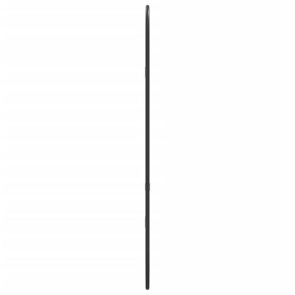 Wandspiegel 60X25 Cm Ovaal Zwart