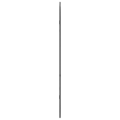 Wandspiegel 90x40 cm ovaal zwart