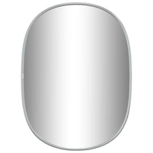 Wandspiegel 40x30 cm zilverkleurig 40 x 30 cm Zilver