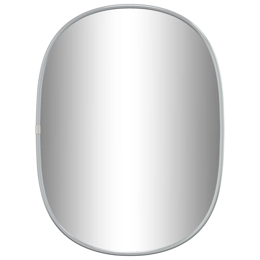 Wandspiegel 40x30 cm zilverkleurig 40 x 30 cm Zilver