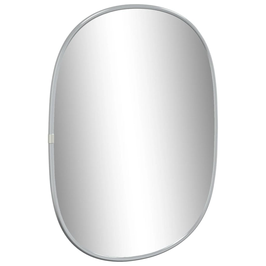 Wandspiegel 40x30 cm zilverkleurig 40 x 30 cm Zilver