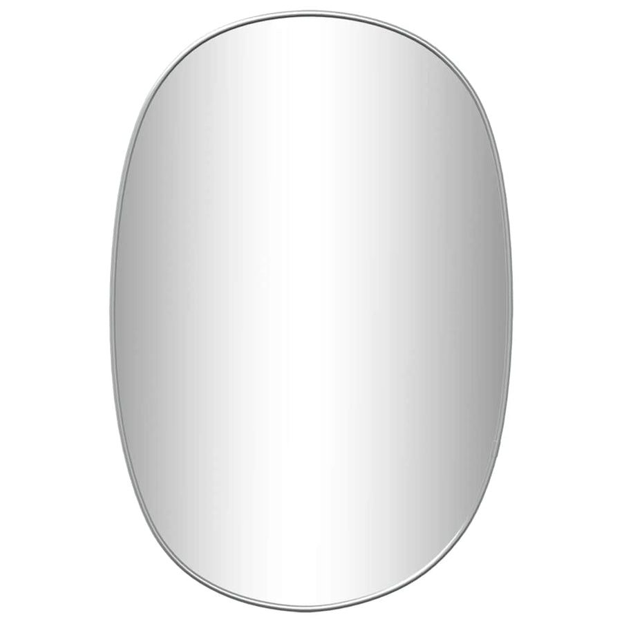 Wandspiegel Kleurig 60 x 40 cm Zilver