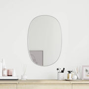 Wandspiegel 60x40 cm zilver PVC
