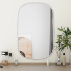 Wall mirror 70x45 cm silver-colored