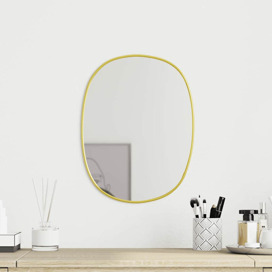 Wandspiegel Kleurig 40 x 30 cm Goud