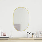 Wall mirror 50x35 cm gold-coloured