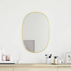 Wall mirror 60x40 cm gold-colored