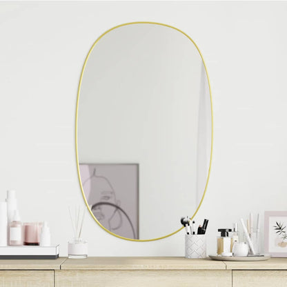 Wandspiegel Kleurig 70 x 45 cm Goud