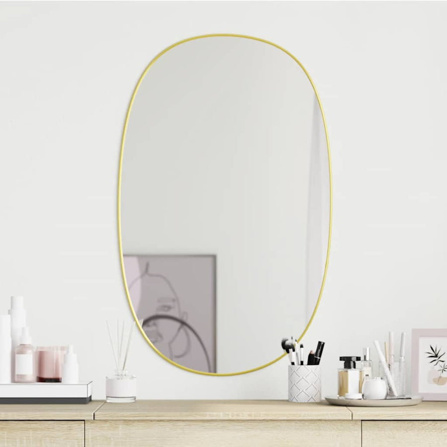 Wandspiegel Kleurig 70 x 45 cm Goud