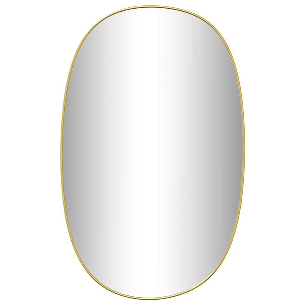 Wandspiegel Kleurig 80 x 50 cm Goud