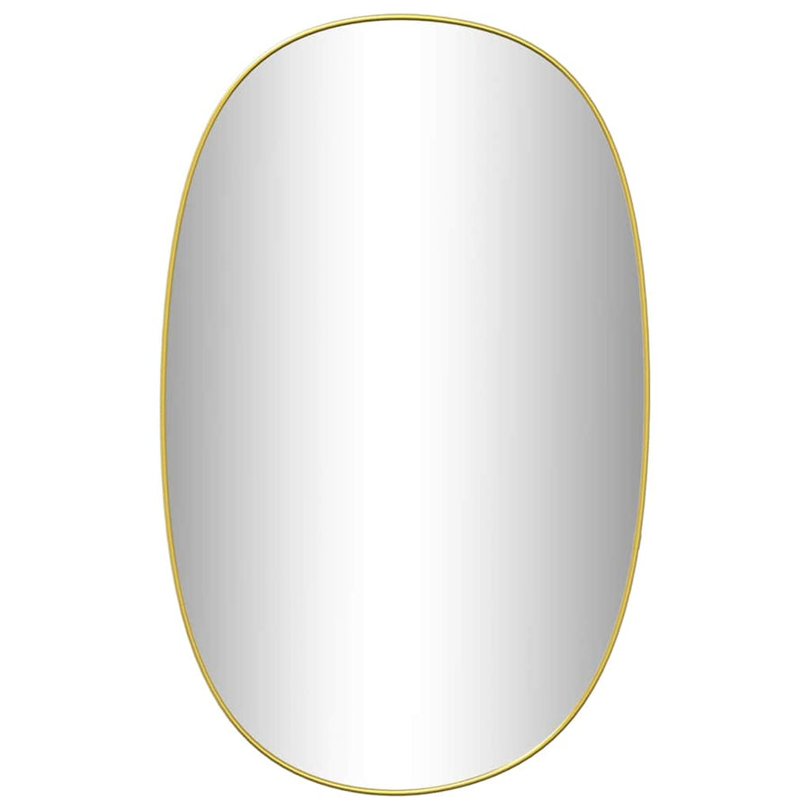 Wandspiegel Kleurig 80 x 50 cm Goud