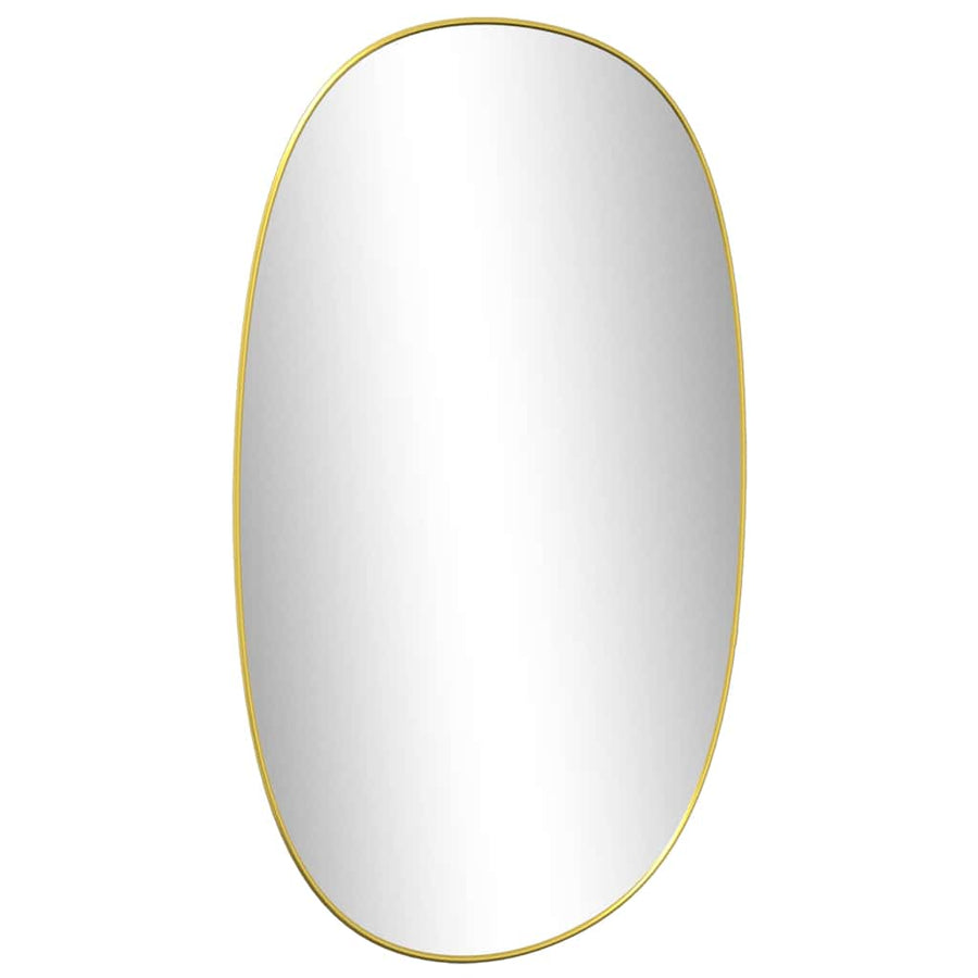 Wandspiegel Kleurig 80 x 50 cm Goud