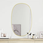 Wandspiegel 80x50 cm goud PVC