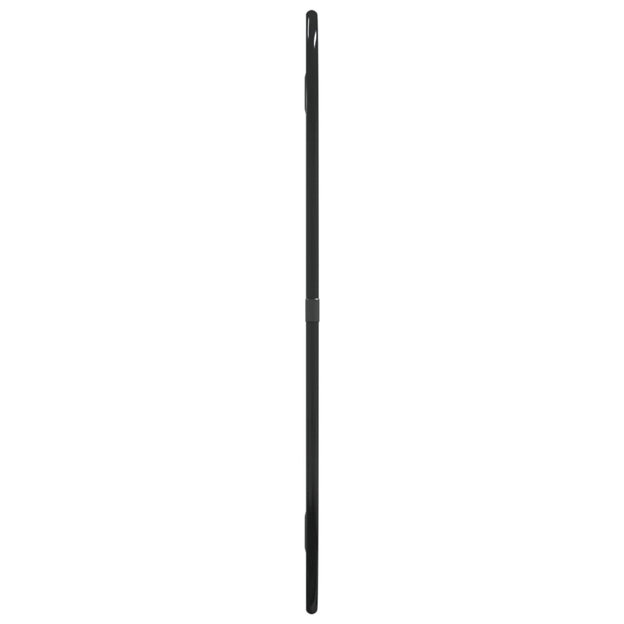 Wandspiegel 40 x 30 cm Zwart