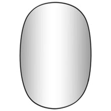 Wandspiegel 50 x 35 cm Zwart