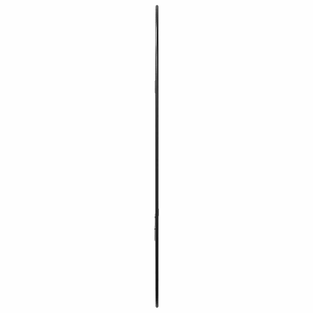Wandspiegel 50 x 35 cm Zwart