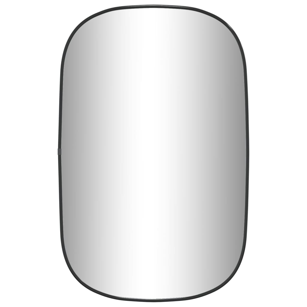 Wandspiegel 70 x 45 cm Zwart
