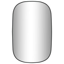 Wandspiegel 70 x 45 cm Zwart