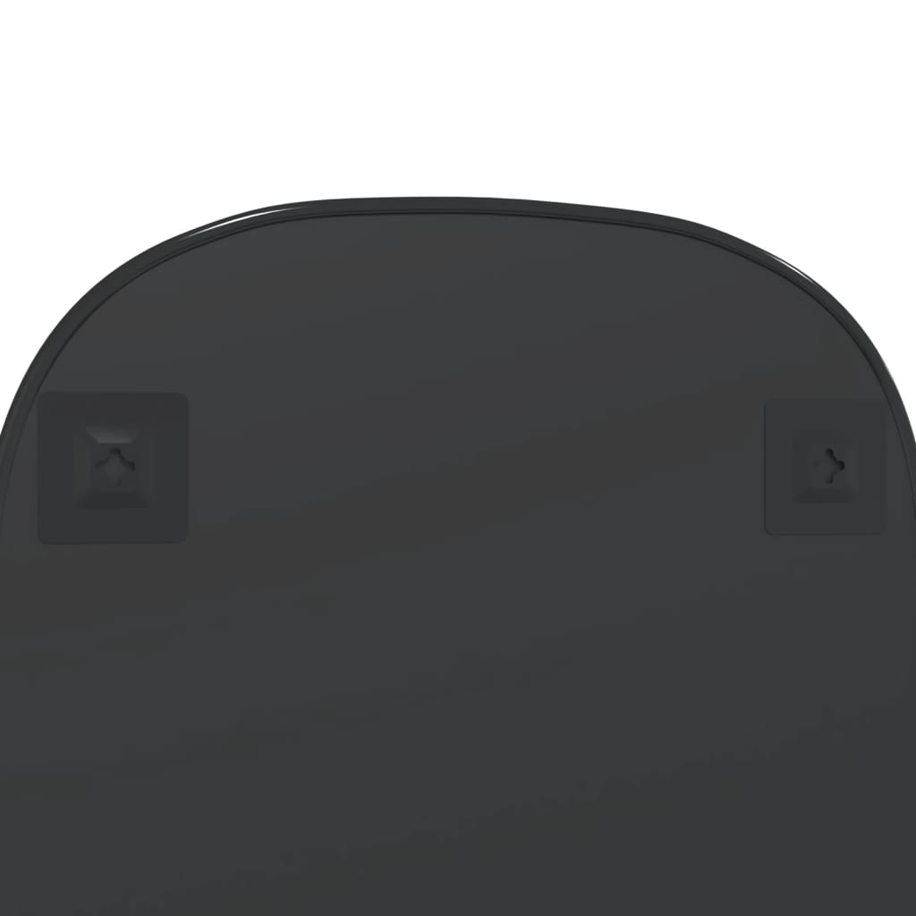 Wandspiegel 70 x 45 cm Zwart