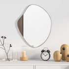 Wall mirror 50x40 cm silver-coloured