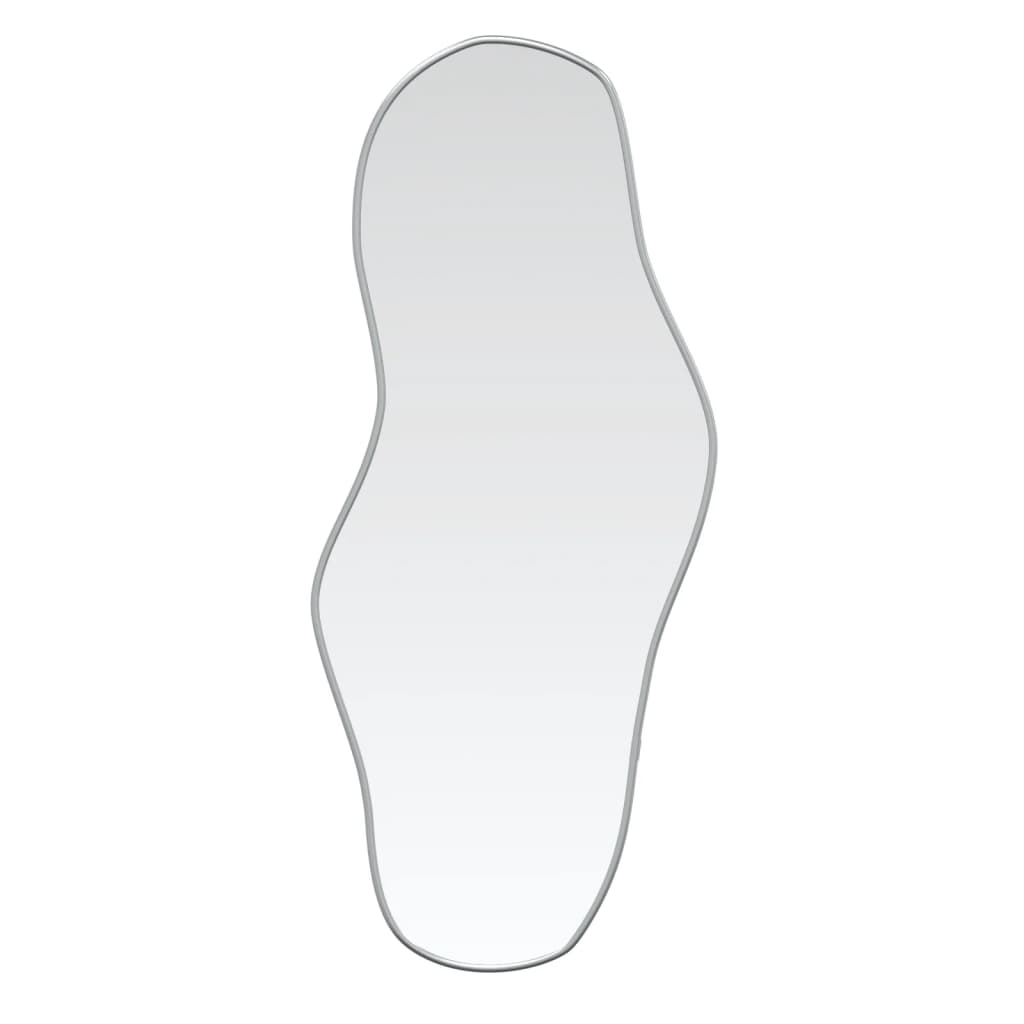 Wandspiegel Kleurig 90 x 40 cm Zilver