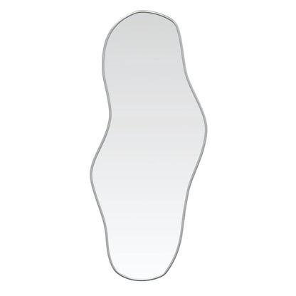 Wandspiegel Kleurig 90 x 40 cm Zilver