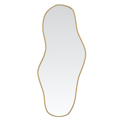 Wandspiegel 80X35 Cm Goudkleurig