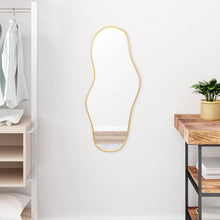 Wandspiegel 80X35 Cm Goudkleurig