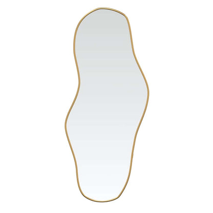 Wandspiegel 100X45 Cm Goudkleurig