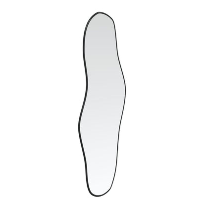 Wandspiegel 60X25 Cm Zwart