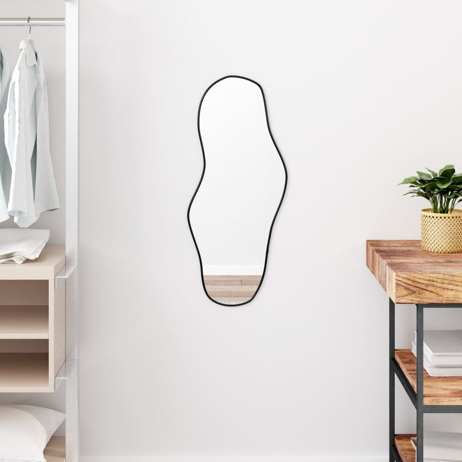 Wandspiegel 70X30 Cm Zwart