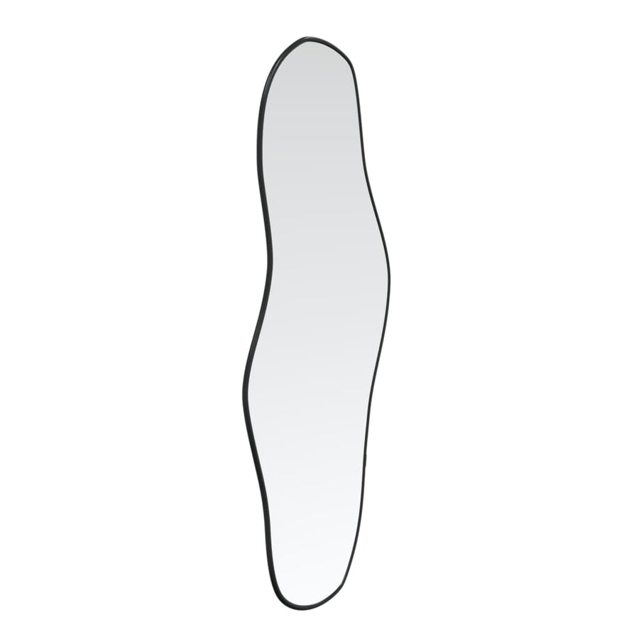 Wandspiegel 90 x 40 cm Zwart