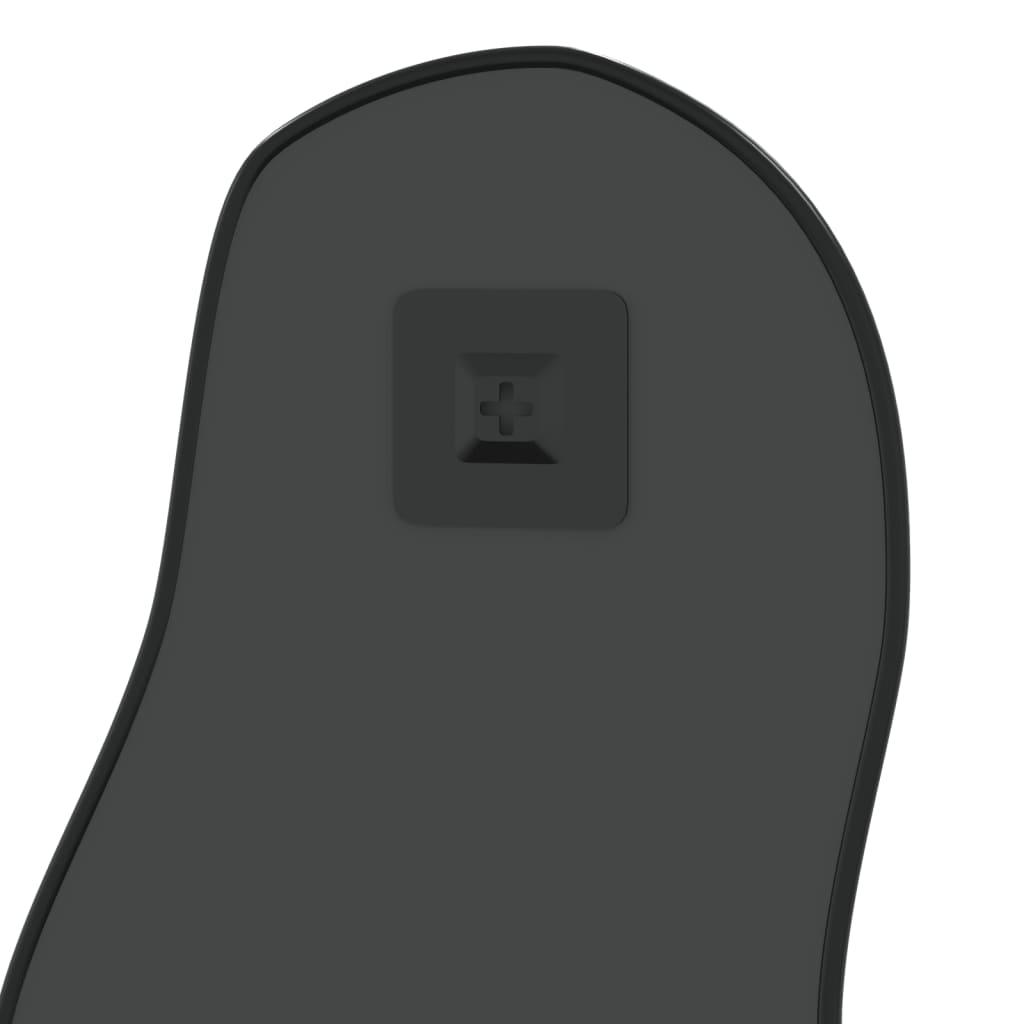 Wandspiegel 100 x 45 cm Zwart