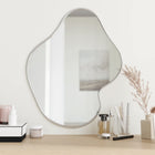 Wall mirror 60x50 cm silver-colored