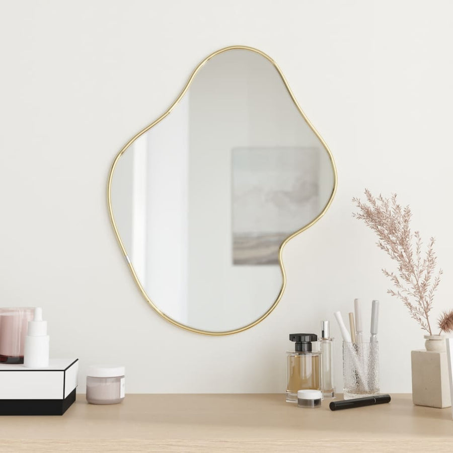 Wandspiegel Kleurig 50 x 40 cm Goud