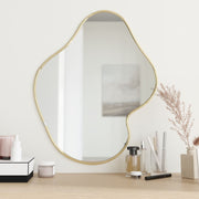 Wandspiegel 60x50 cm goud PVC